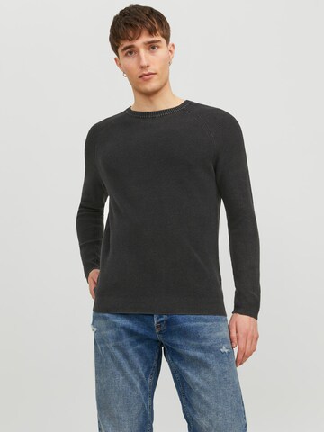 JACK & JONES Pullover 'Matt' in Schwarz: predná strana