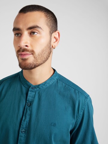 Coupe regular Chemise QS en vert