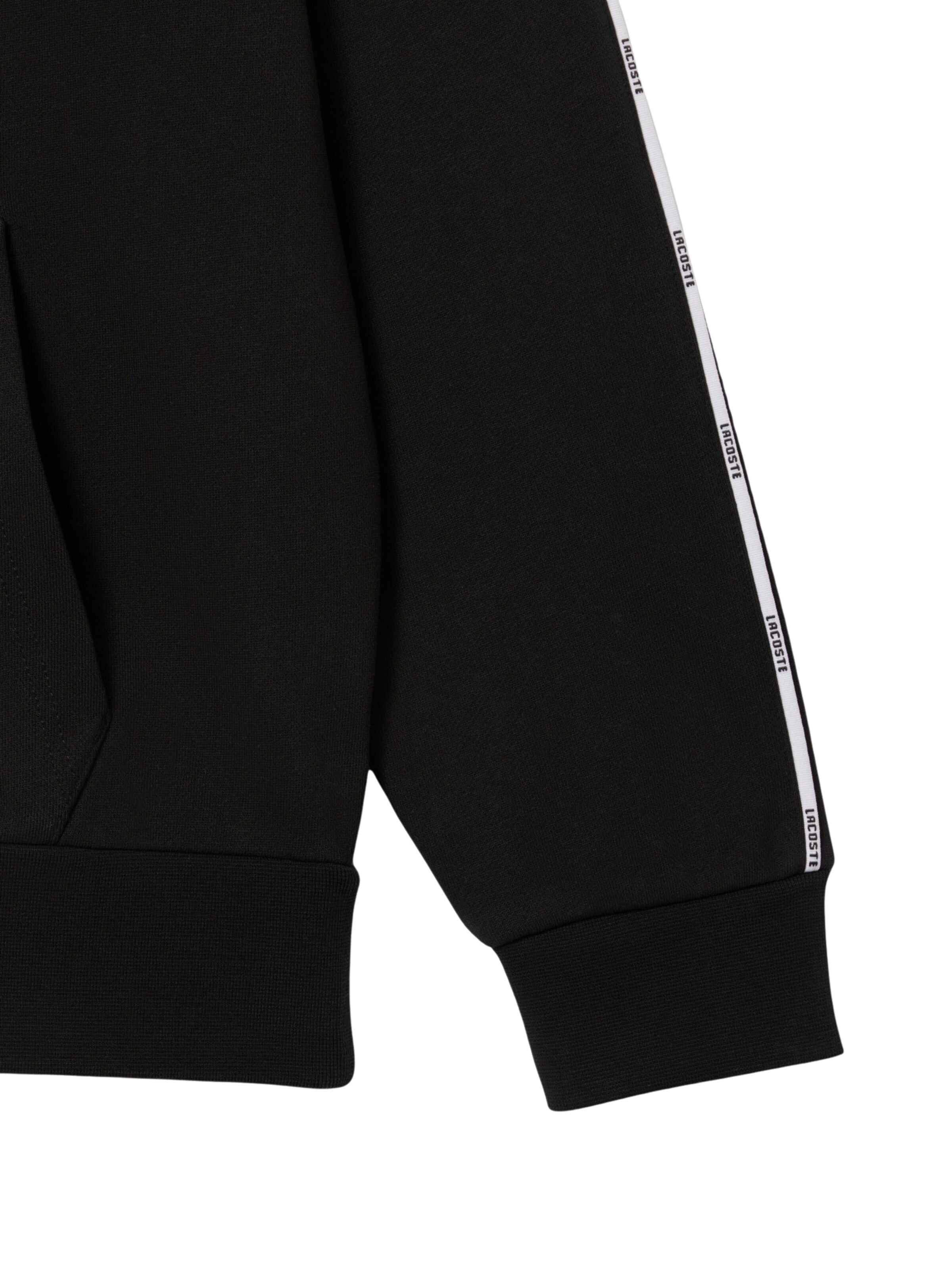 LACOSTE Sweatjacke in Schwarz