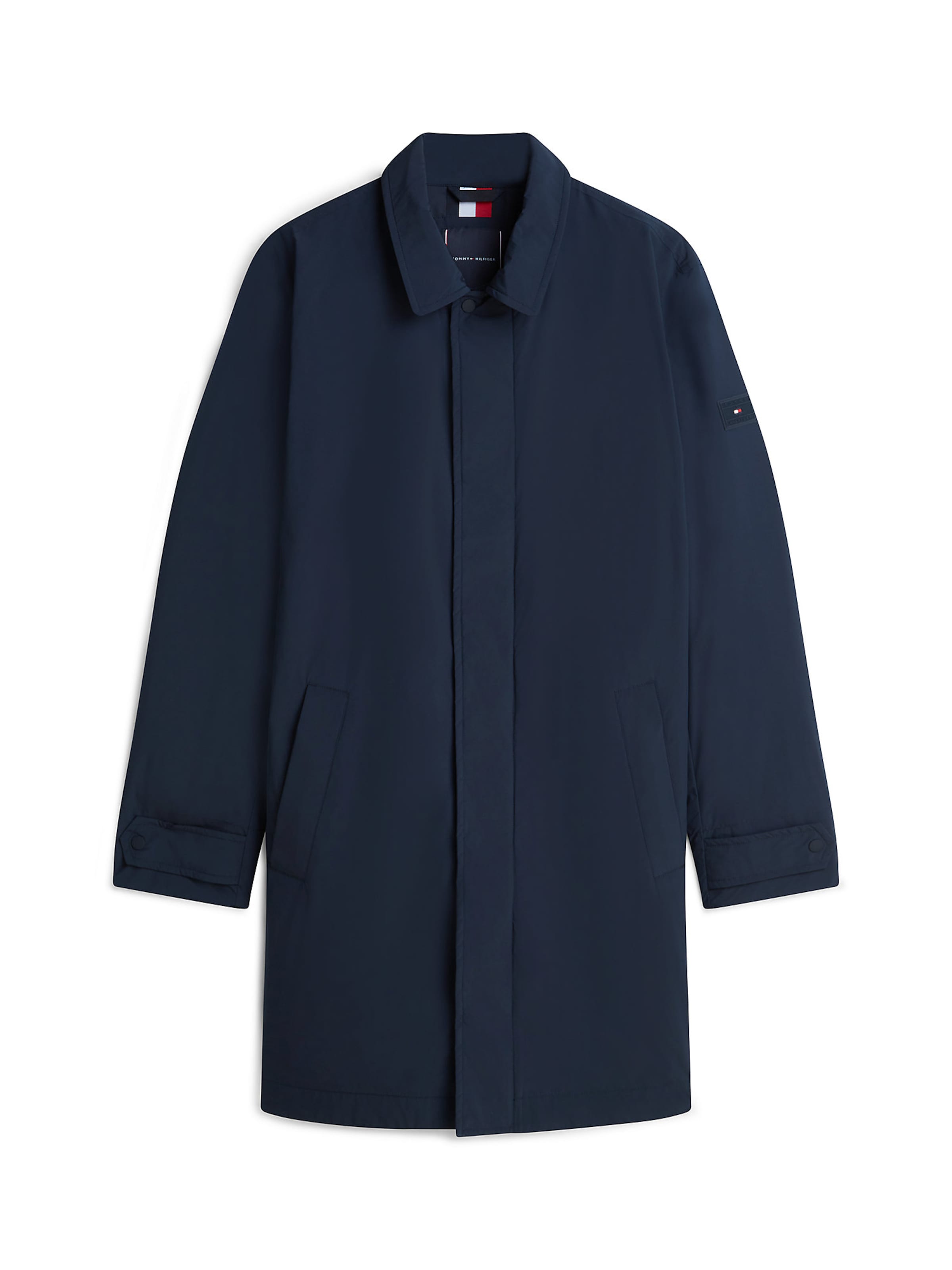 TOMMY HILFIGER Between-seasons coat in Blue: front