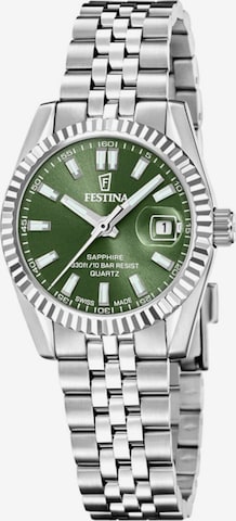 Montre à affichage analogique FESTINA en vert : devant