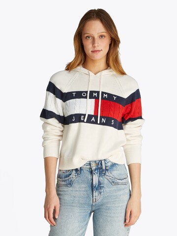 Pullover di Tommy Jeans in bianco: frontale