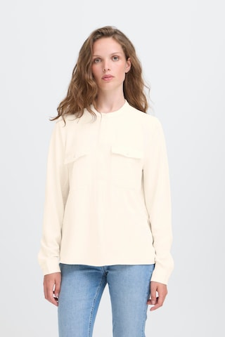 ICHI Bluse 'SOFFIE' in Beige: Vorderseite