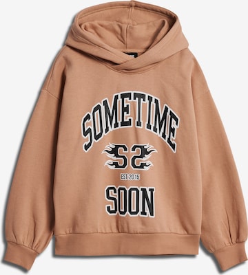 SOMETIME SOON Sweatshirt in Oranje: voorkant