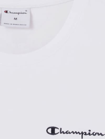 Marškinėliai iš Champion Authentic Athletic Apparel, spalva – tamsiai mėlyna / balta, Prekių apžvalga