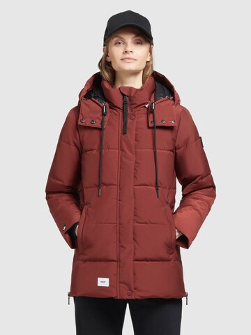 khujo Winter jacket 'Eunice' in Red: front