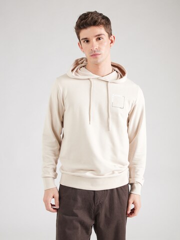 JACK & JONES Суичър 'JJVERNER' в бежово: отпред