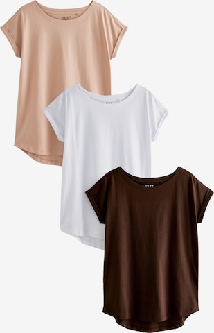 Next Shirt in Beige: front