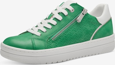 MARCO TOZZI Låg sneaker i grön / vit, Produktvy