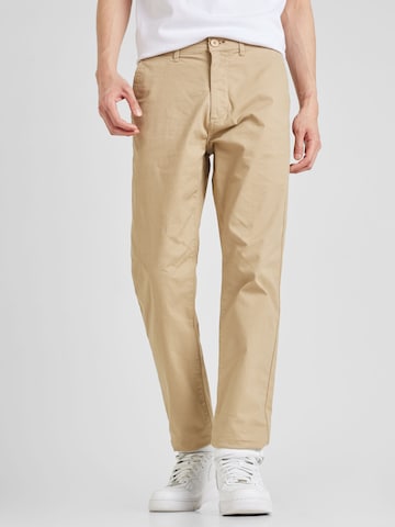 regular Pantaloni chino di Springfield in beige: frontale