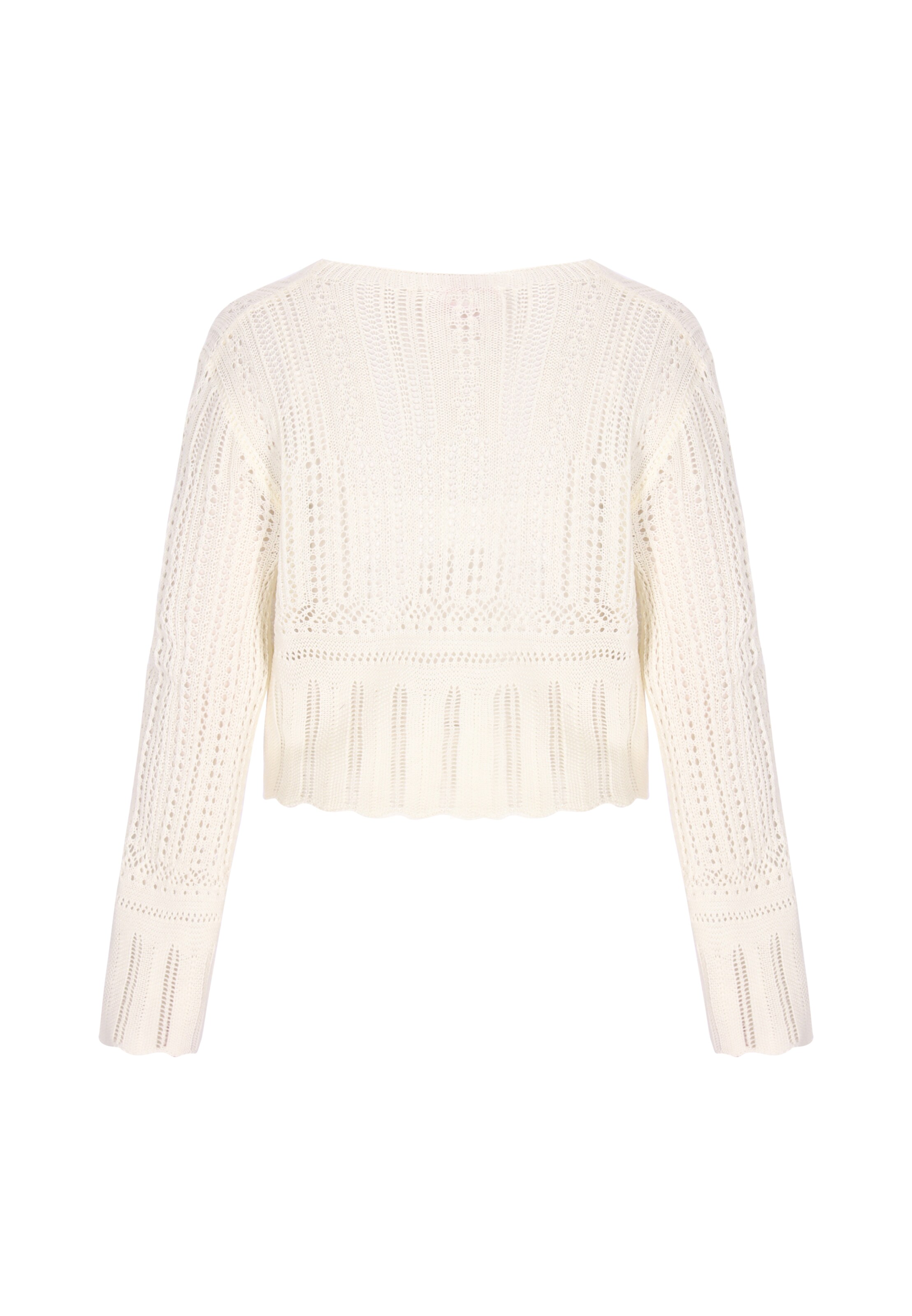 MYMO Pullover 'Young Fashion' in Weiß