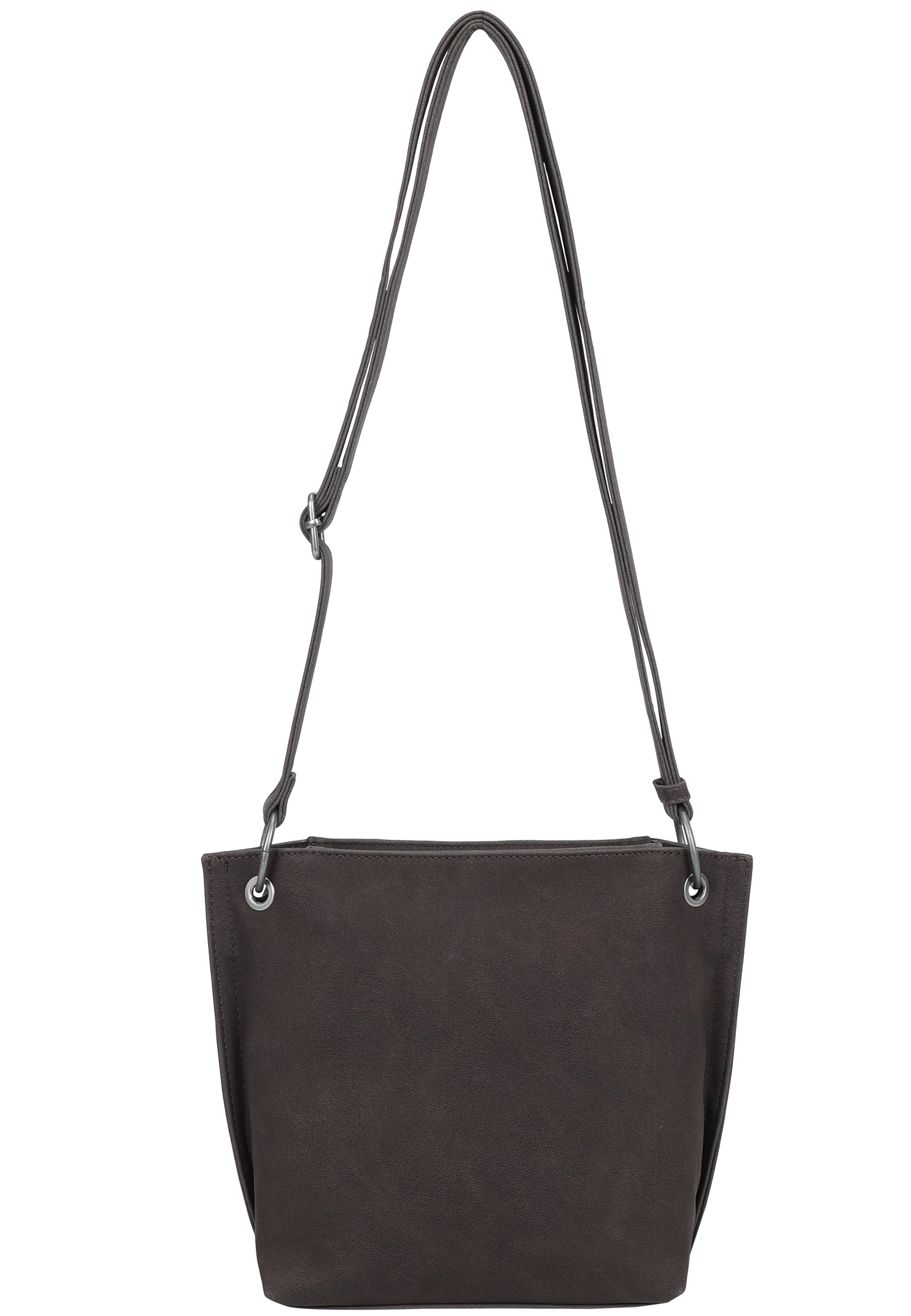 Fritzi aus Preußen Schultertasche 'Fritzi03 Limited Happy Flocked Jive' in Grau