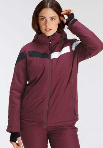 Maier Sports Sportjacke in Lila: Vorderseite