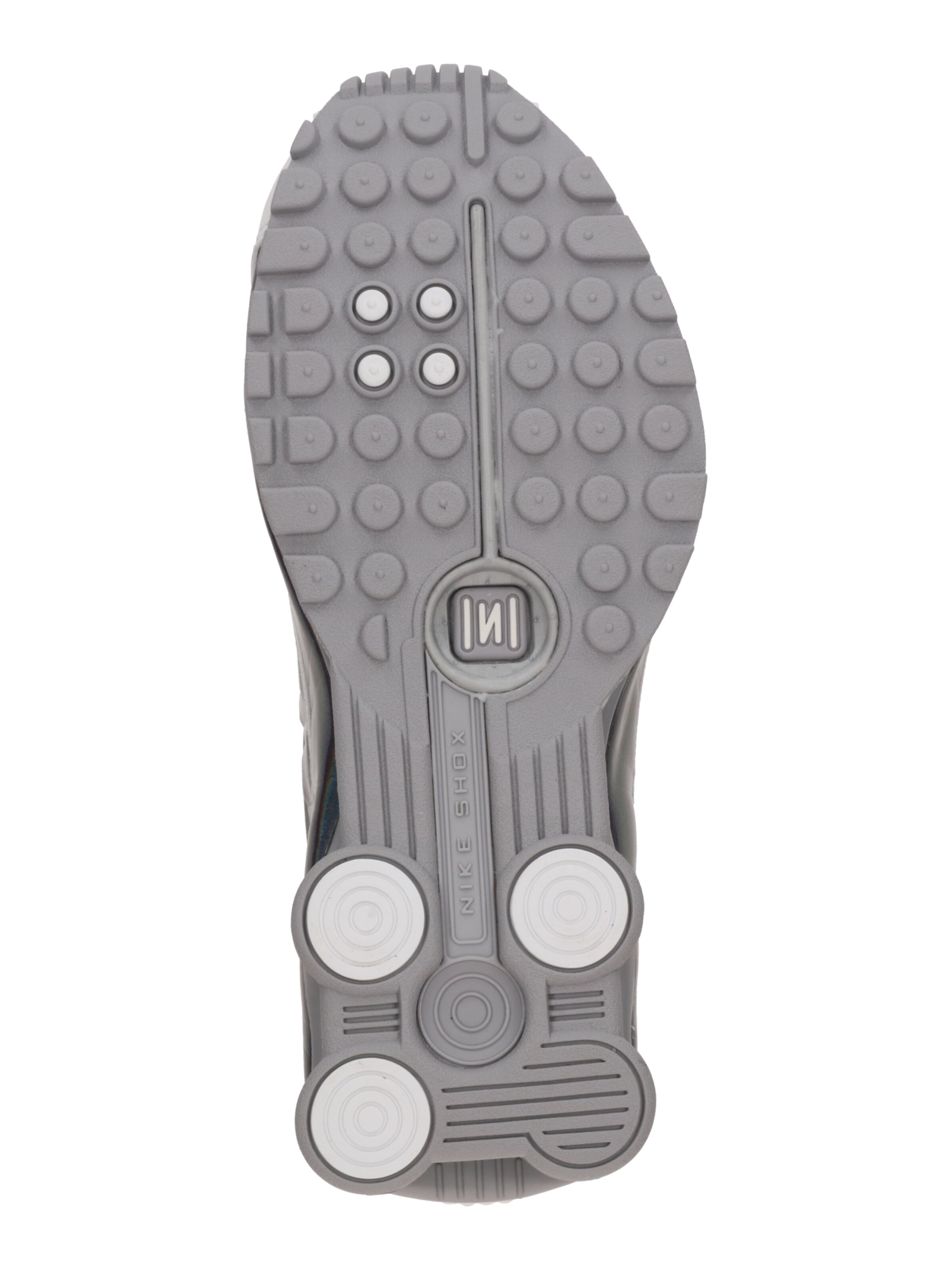 balts Nike Sportswear Zemie brīvā laika apavi 'SHOX R4'