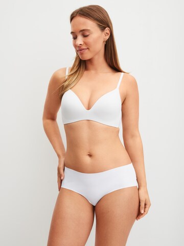 CALIDA Bralette Bra 'Sleek Skin' in White