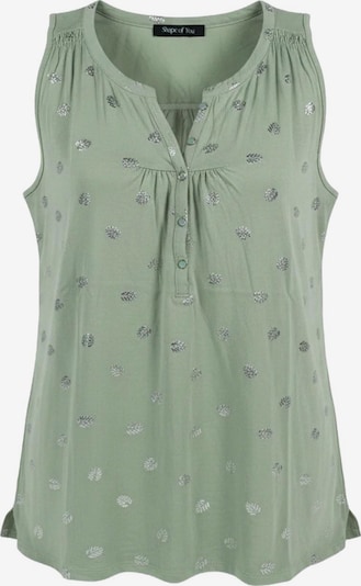 Shape Of You Top in L in Light green / Silver, Item view