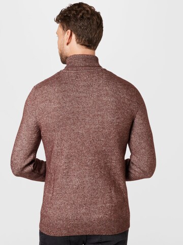 TOM TAILOR Sweater in Brown