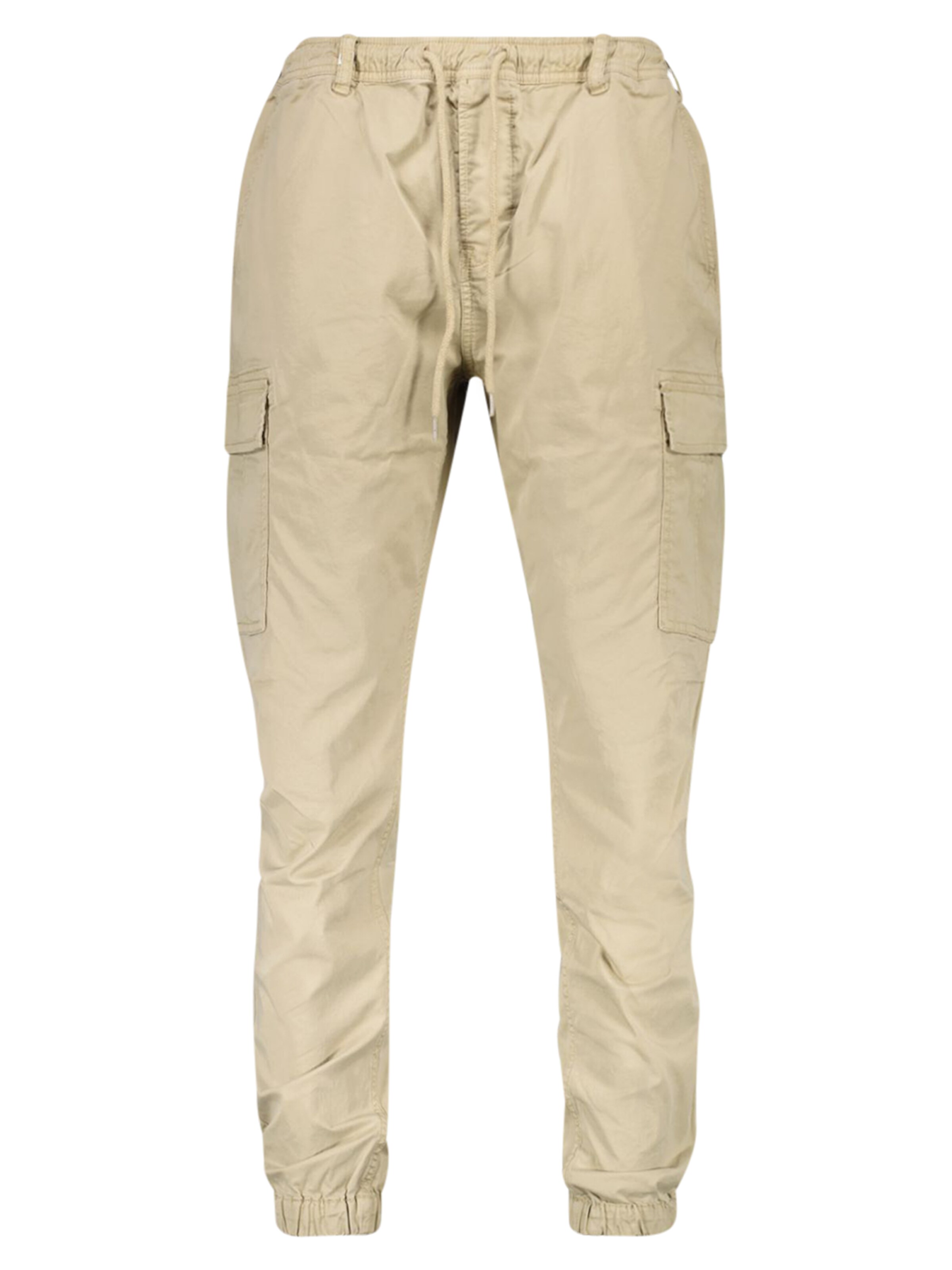 America Today Tapered Cargo Pants in Green: front