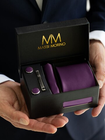 Massi Morino Stropdas in Lila