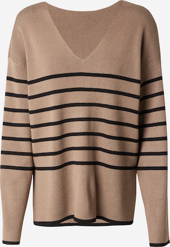 Pull-over 'VIOstria' VILA en marron : devant