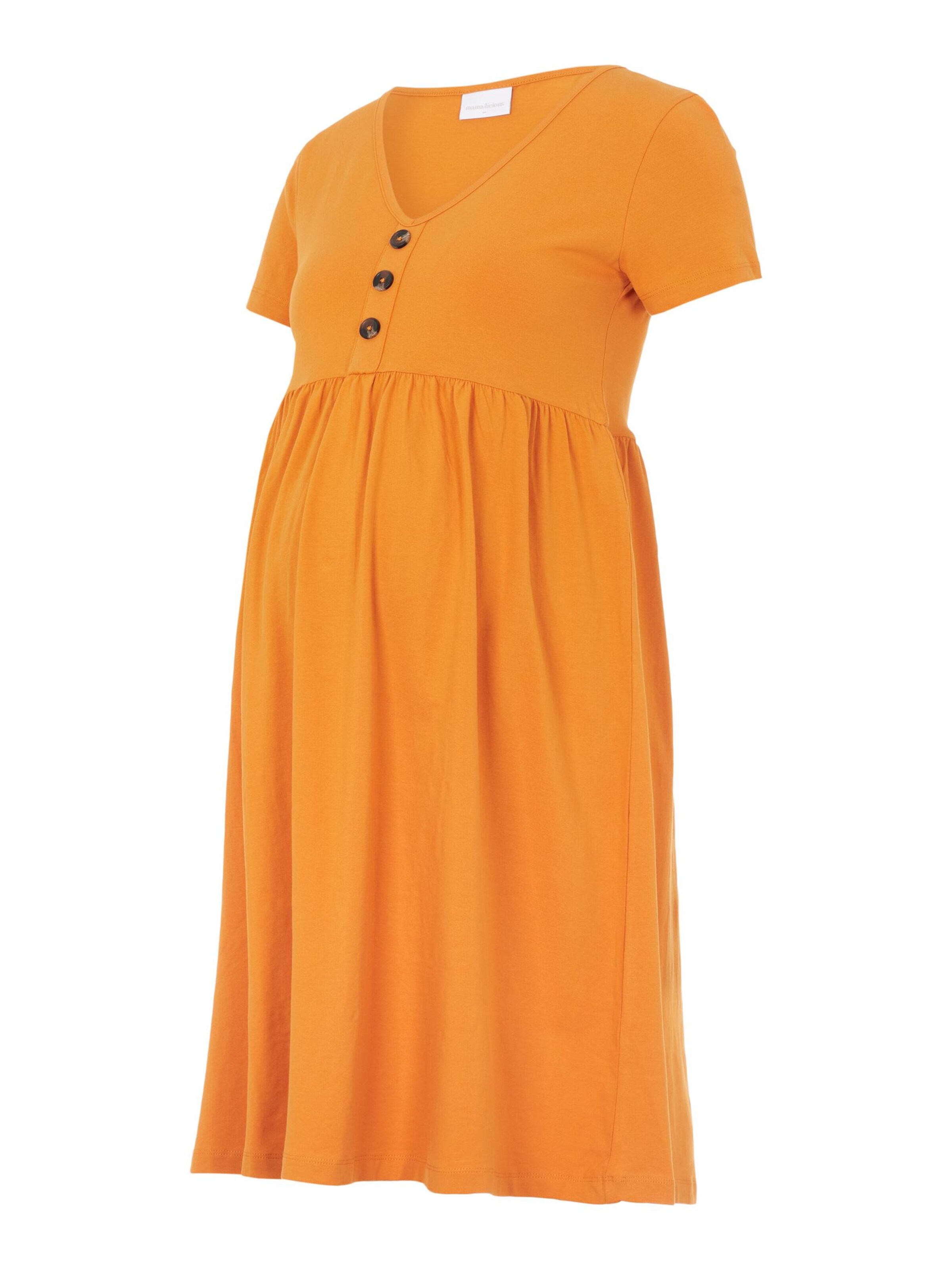 MAMALICIOUS Dress 'Sandra' in Orange: front