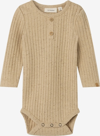 Lil'Atelier Rompertje/body in Beige: voorkant