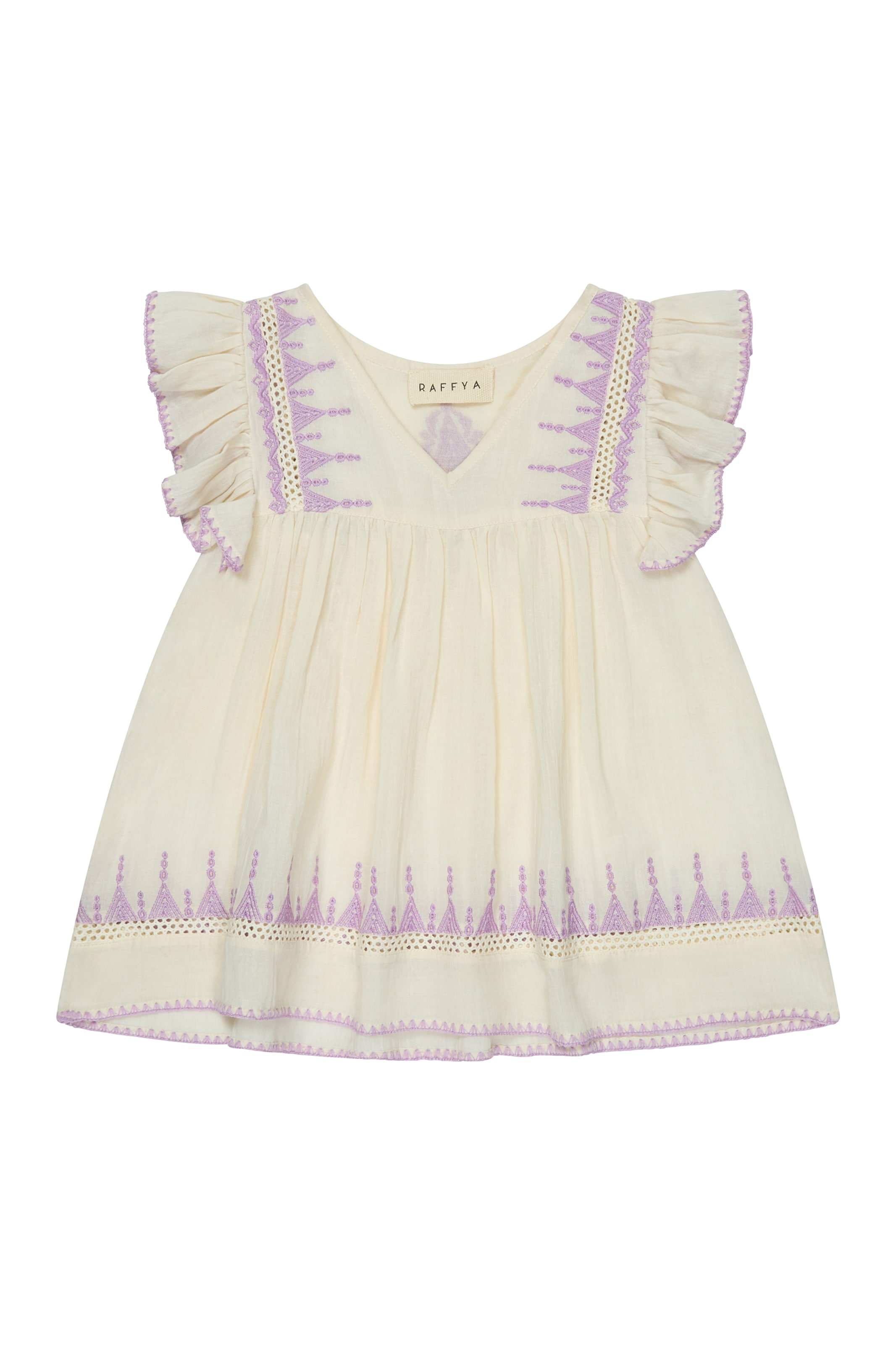 RAFFYA Bluse 'Mariana' in Beige: Vorderseite