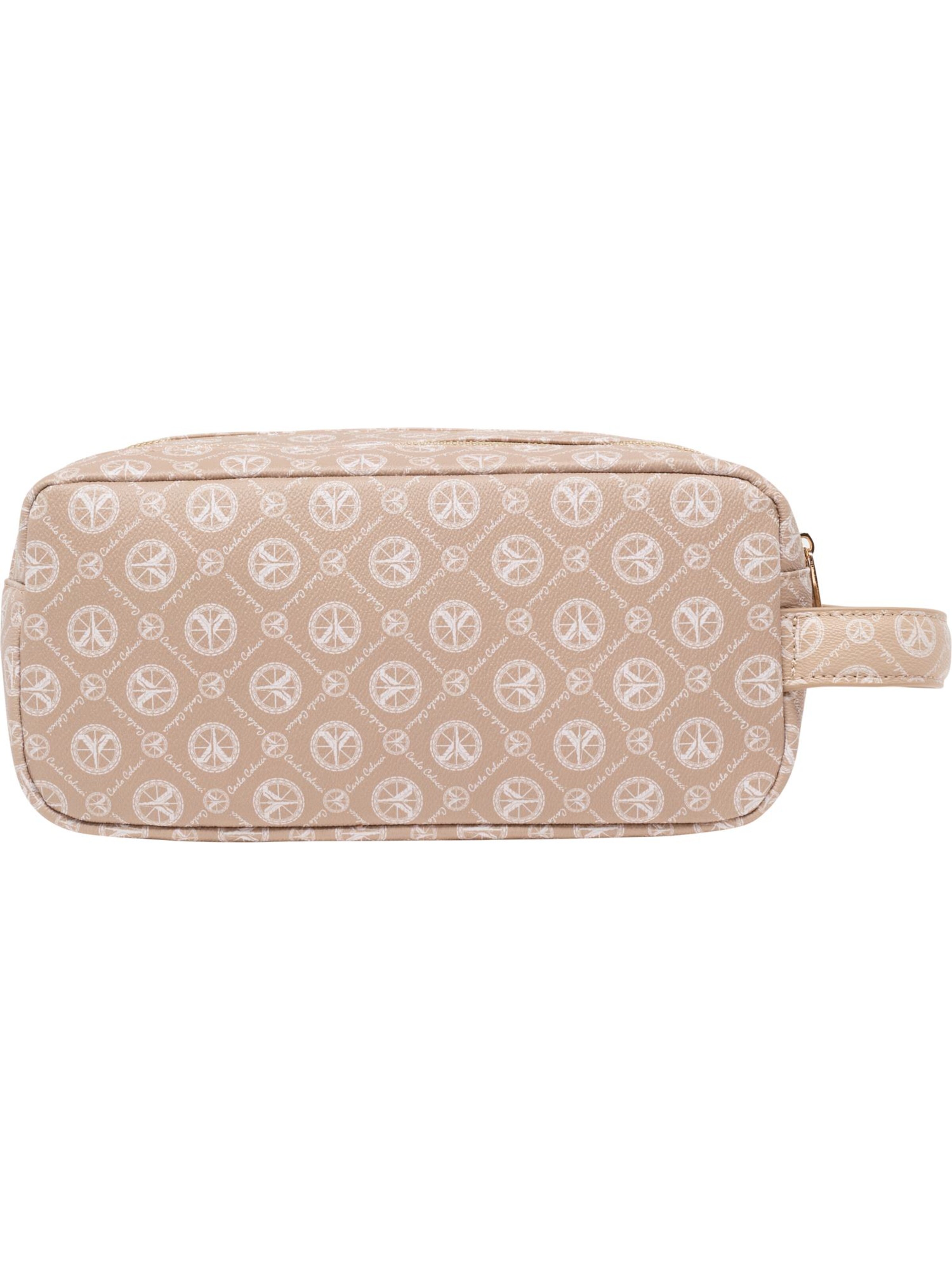 Trousse de maquillage Carlo Colucci en beige
