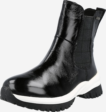 CAPRICE Chelsea Boots in Black: front