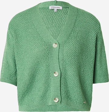 MORE & MORE Kardigan w kolorze zielony: przód