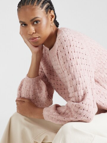 VILA Sweater 'Polana' in Pink