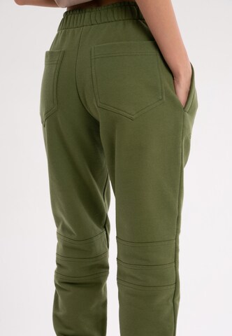 Regular Pantalon de sport ET Nos en vert