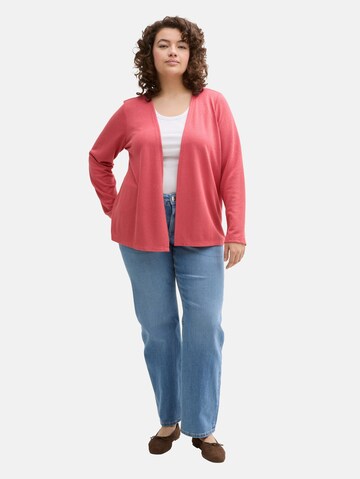 Tom Tailor Women + Gebreid vest in Rood