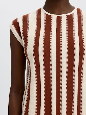 SELECTED - Jersey en beige