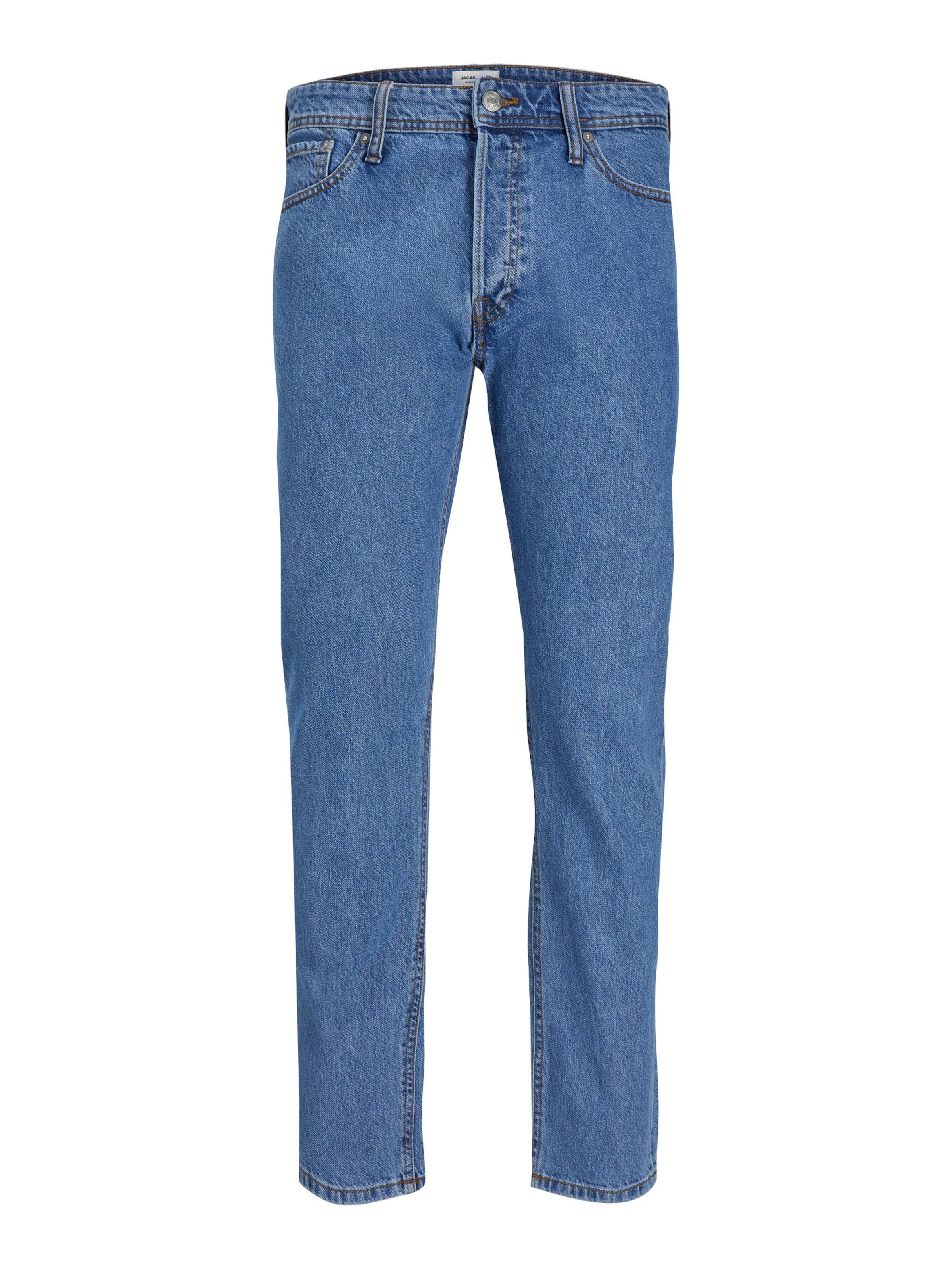 JACK & JONES Loose fit Jeans 'JJIChris' in Blue: front