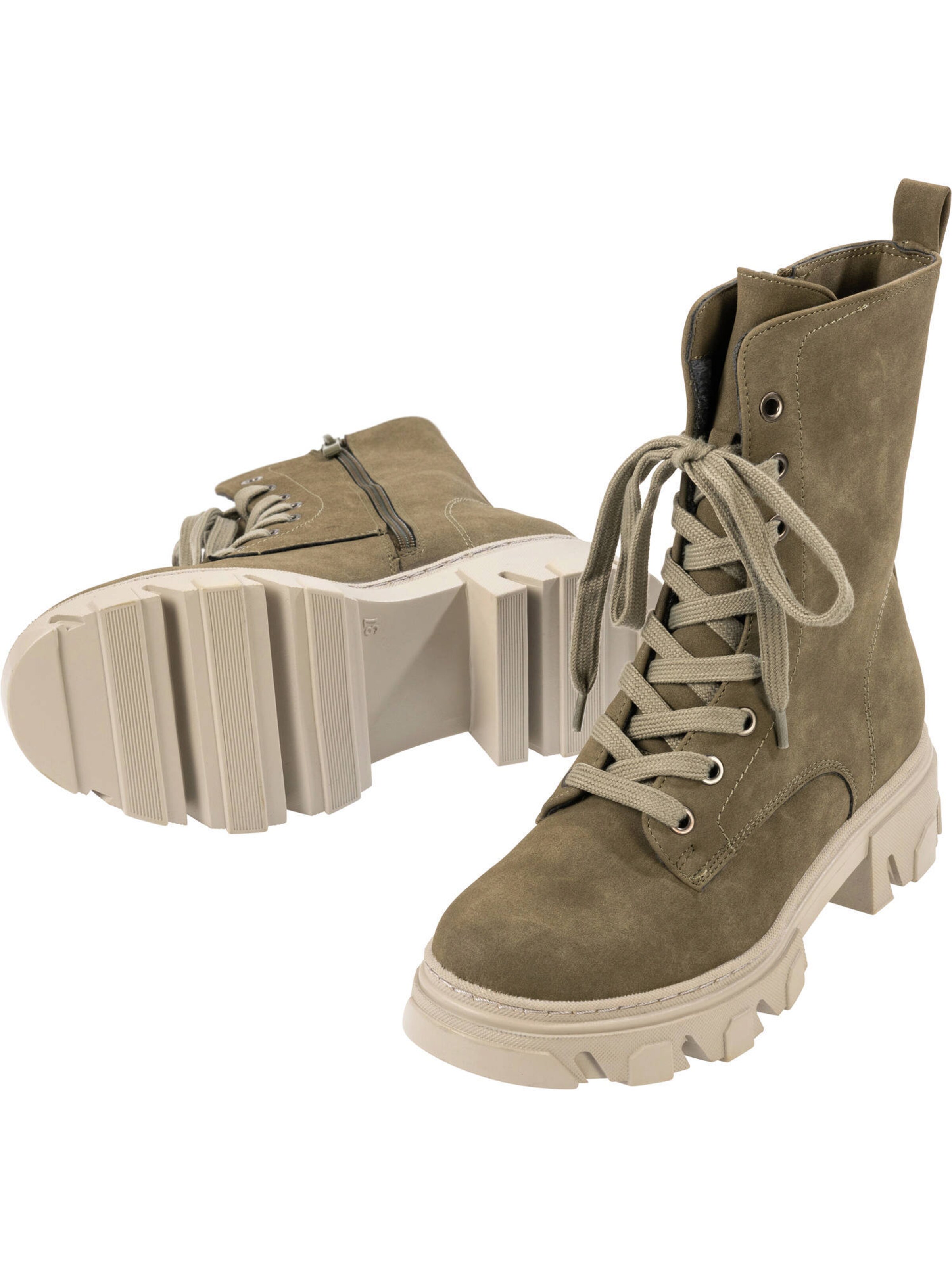 Bottines à lacets 'Lefkada' Palado en vert