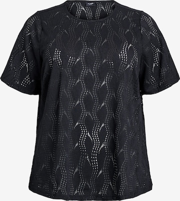 juoda Flash by Zizzi Marškinėliai 'Flellie': priekis