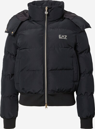 EA7 Emporio Armani Prehodna jakna 'GIUBBOTTO' | črna / bela barva, Prikaz izdelka