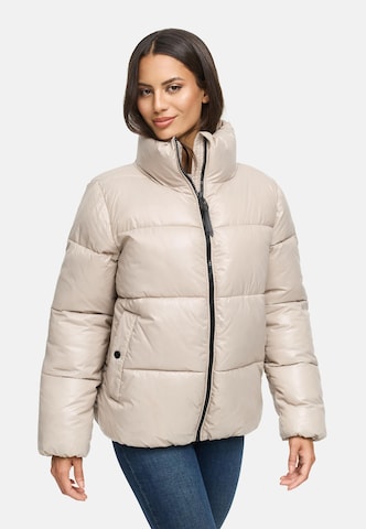 MARIKOO Jacke 'Hazalee 16' in Beige: Vorderseite