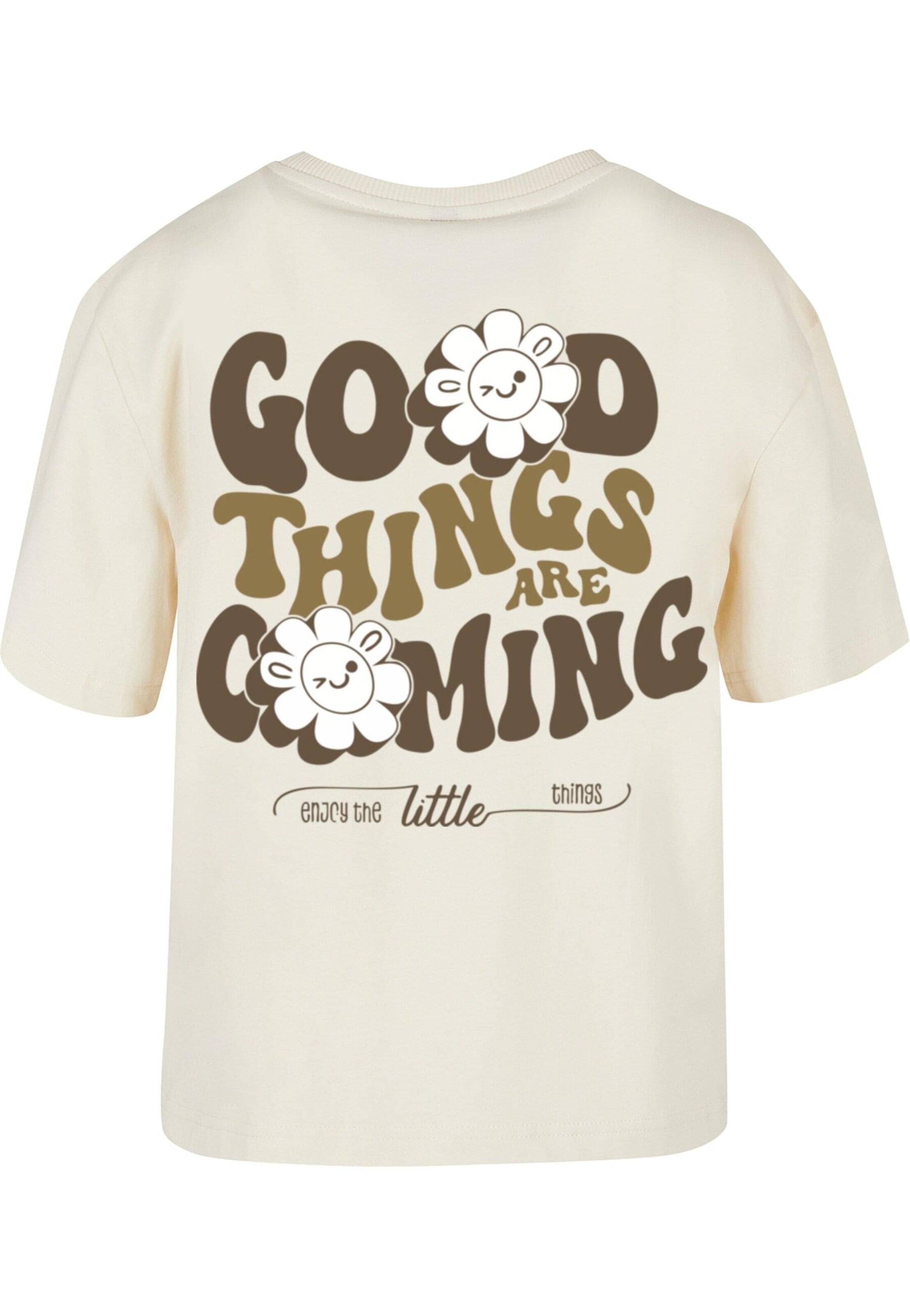 Cloud5ive Shirt 'Good Things' in Beige