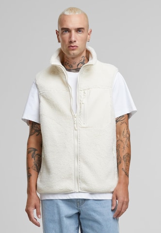 Urban Classics Bodywarmer 'Sherpa' in Beige: voorkant