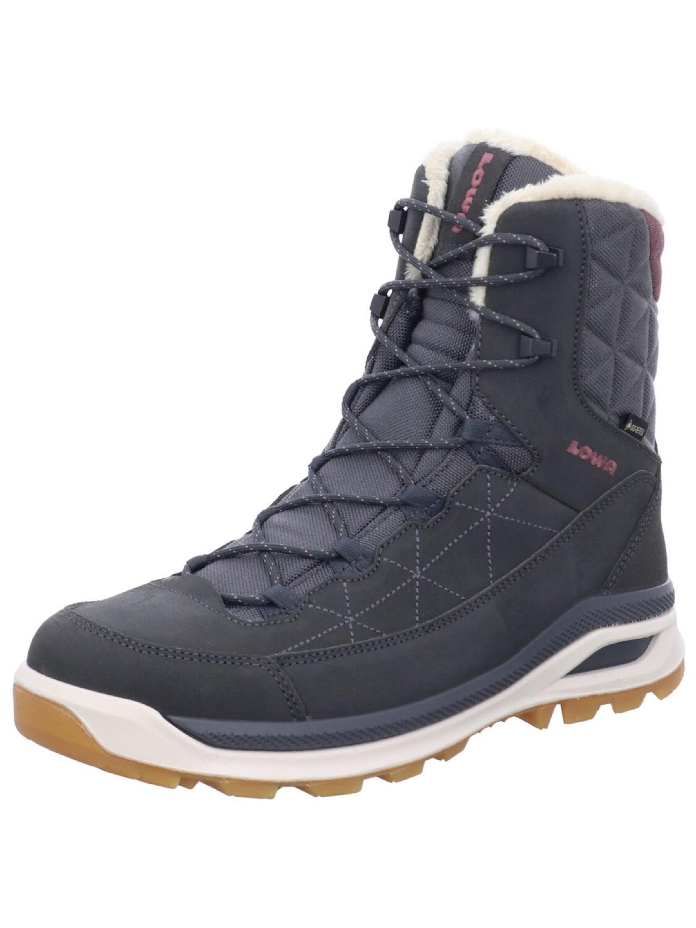 LOWA Boots 'Stiefel Damen 420525 7913 Leder-Mix in grau' in Grey: front