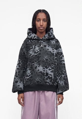 JordanSweater majica 'Brooklyn Fleece' - crna boja: prednji dio