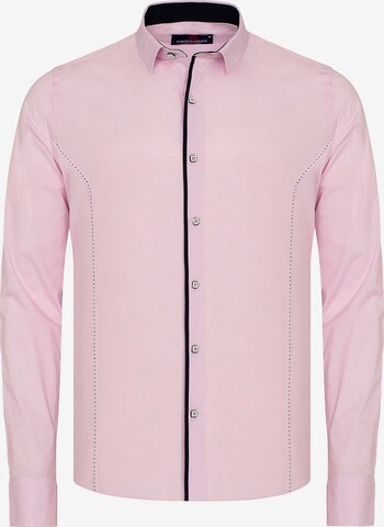 CIPO & BAXX Regular fit Button Up Shirt in Pink: front