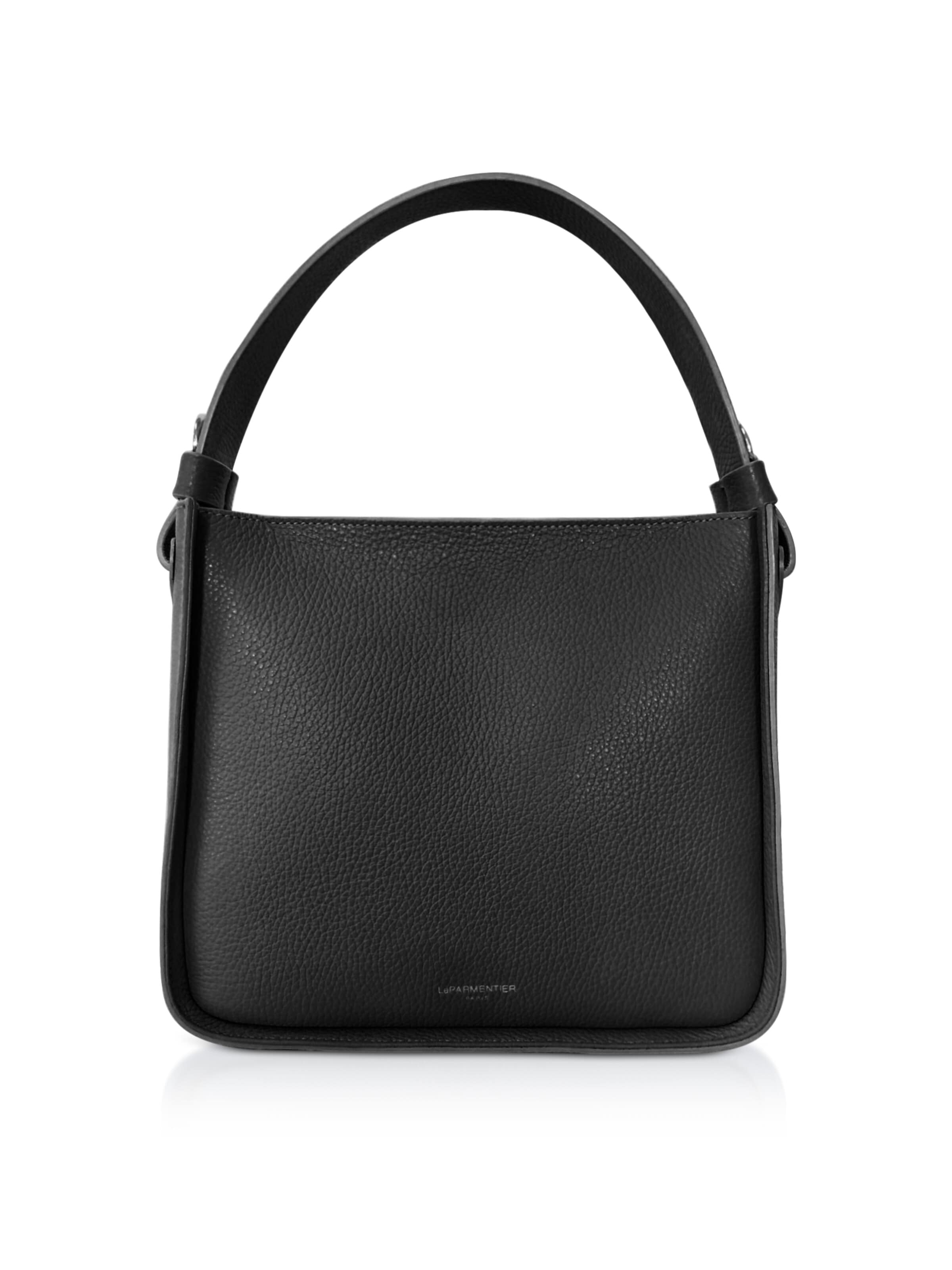LeParmentier Handbag 'Duplo Medium' in Black: front