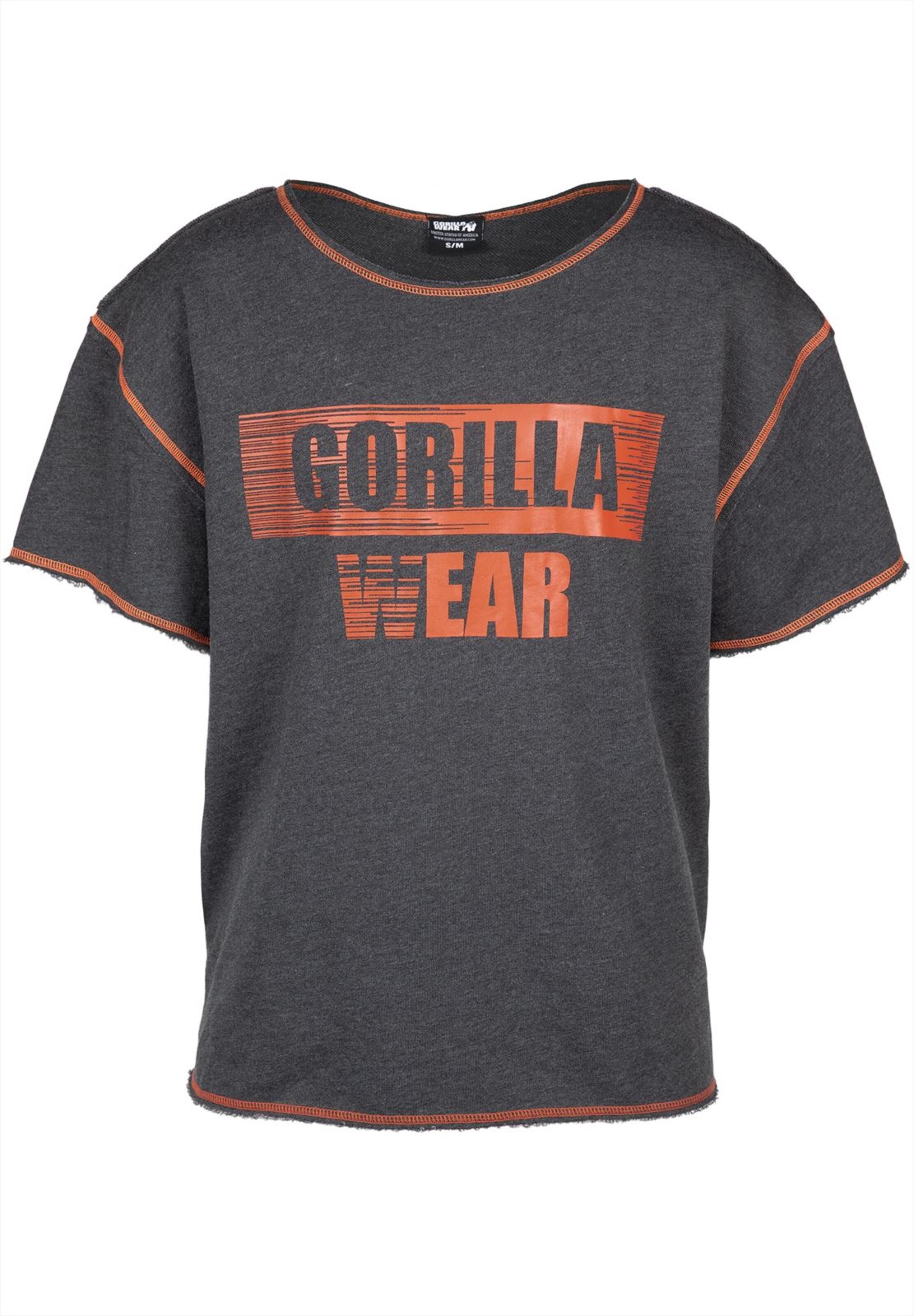 Maglia funzionale 'Wallace' di Gorilla Wear in grigio: frontale