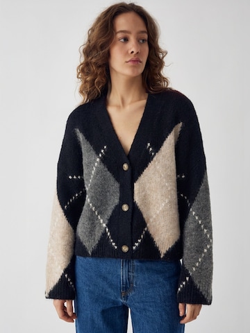 Noella Neuletakki ' N-Laiana Knit Cardigan ' värissä sininen: etupuoli