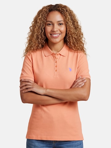 U.S. POLO ASSN. Poloshirt in Orange: Vorderseite