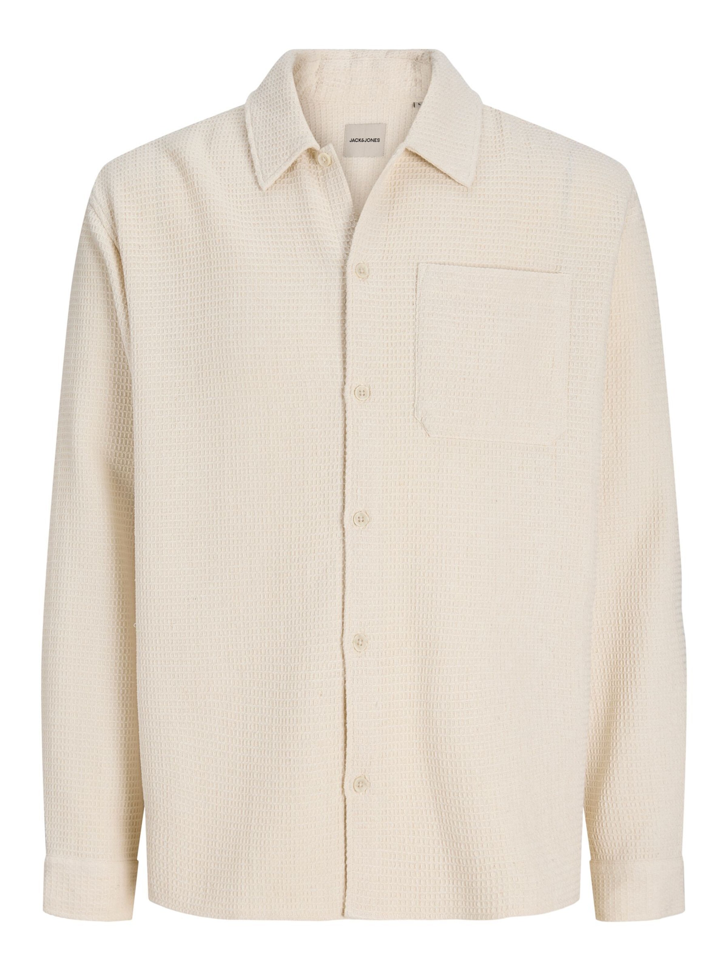 Camicia di JACK & JONES in beige: frontale