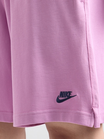 Nike Sportswear Loosefit Kalhoty 'CLUB' – pink